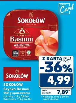 Kaufland Szynka Basiuni Sokołów oferta