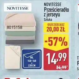 ALDI Prześcieradło z jerseyu Novitesse oferta