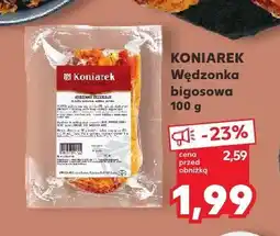 Kaufland Wędzonka bigosowa Koniarek oferta