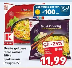 Kaufland Danie gotowe różne rodzaje K-Classic oferta
