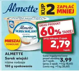 Kaufland Serek wiejski Almette różne rodzaje oferta