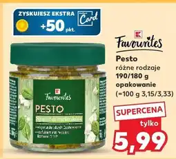 Kaufland Pesto Favourites różne rodzaje oferta