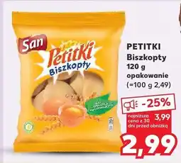 Kaufland Biszkopty Petitki San oferta