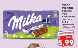 Kaufland Batoniki Milka Milkinis mini oferta