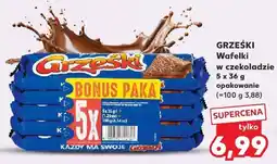Kaufland Wafelki Grześki w czekoladzie oferta