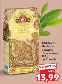 Kaufland Herbata liściasta Basilur różne rodzaje oferta