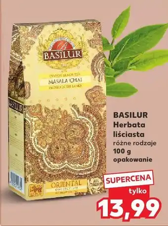 Kaufland Herbata liściasta Basilur różne rodzaje oferta