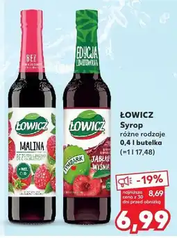 Kaufland Syrop Łowicz różne rodzaje oferta