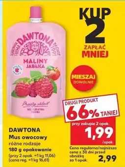Kaufland Mus owocowy Dawtona Maliny Jabłka oferta