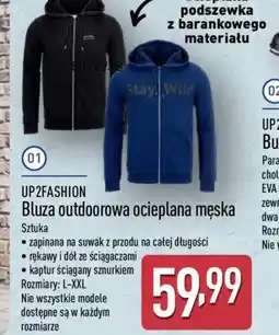ALDI Bluza outdoorowa ocieplana męska UP2FASHION oferta