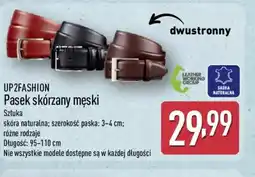 ALDI Pasek skórzany męski UP2FASHION oferta
