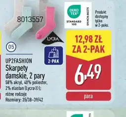 ALDI Skarpety damskie UP2FASHION oferta