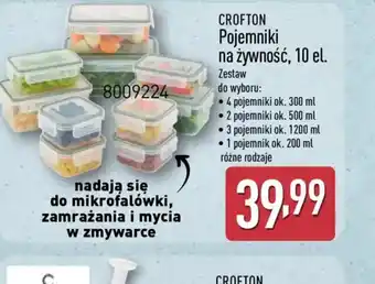 ALDI Pojemniki na żywność Crofton oferta