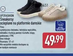 ALDI Sneakersy ocieplane na platformie damskie UP2FASHION oferta