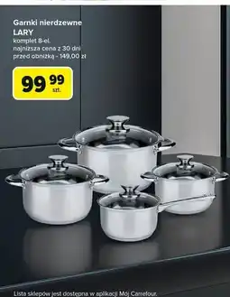 Carrefour Komplet garnków lary Florina (Florentyna) oferta