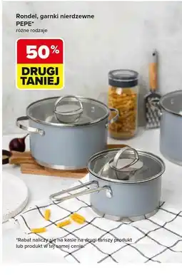 Carrefour Garnek nierdzewny pepe oferta