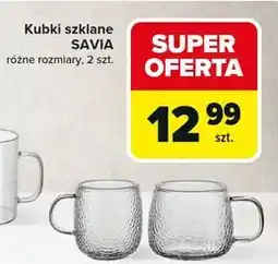 Carrefour Kubek szklany savia 500 ml Florina (Florentyna) oferta