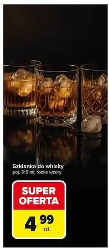 Carrefour Szklanka do whisky 315 cm oferta