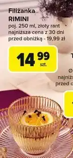 Carrefour Filiżanka ze spodkiem rimini 250 ml Florina (Florentyna) oferta