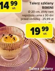 Carrefour Talerz szklany rimini 20 cm oferta