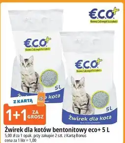 E.Leclerc Żwirek dla kota Eco+ oferta