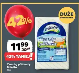 Netto Twaróg półtłusty Miletto oferta
