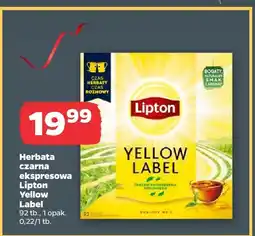 Netto Herbata czarna ekspresowa Lipton Yellow Label oferta