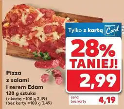 Kaufland Pizza z salami i serem Edam 120g Kaufland oferta