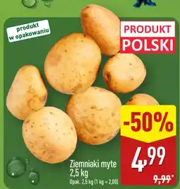 ALDI Ziemniaki myte oferta