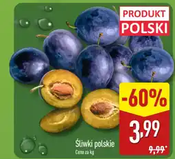 ALDI Śliwki polskie oferta