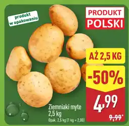ALDI Ziemniaki myte oferta