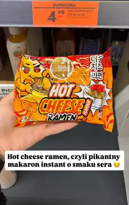 Biedronka Makaron instant Hot Cheese Ramen Asia Flavours oferta
