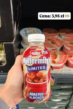 Biedronka Napój mleczny Müllermilch Limited Roasted Almonds oferta