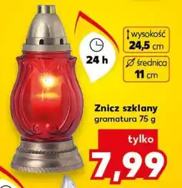 Kaufland Znicz szklany oferta