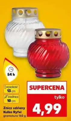 Kaufland Znicz szklany Kulka Ryfel oferta
