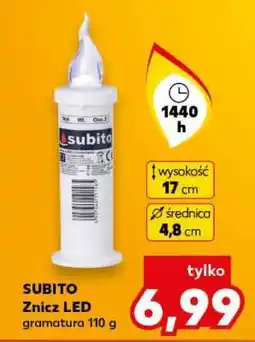 Kaufland SUBITO Znicz LED oferta