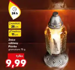 Kaufland Znicz szklany Piórko oferta