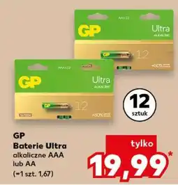 Kaufland GP Baterie Ultra alkaliczne AAA lub AA oferta