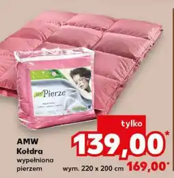 Kaufland AMW Kołdra wypełniona pierzem oferta