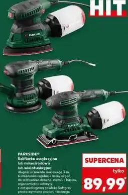 Kaufland PARKSIDE Szlifierka oscylacyjna lub mimośrodowa lub wielofunkcyjna oferta