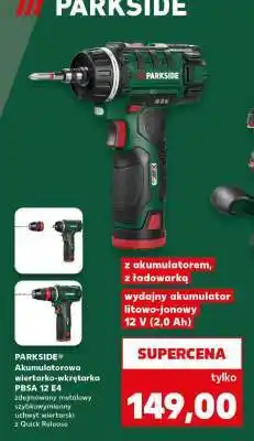Kaufland PARKSIDE Akumulatorowa wiertarko-wkrętarka PBSA 12 E4 oferta