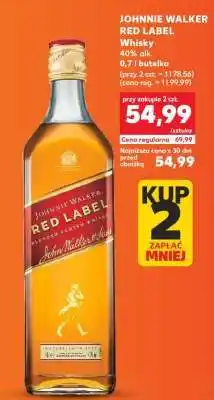 Kaufland JOHNNIE WALKER RED LABEL oferta
