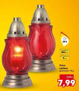 Kaufland Znicz szklany oferta