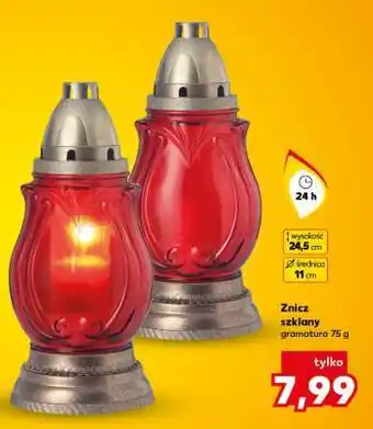 Kaufland Znicz szklany oferta