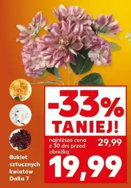 Kaufland Bukiet sztucznych kwiatów Dalia 7 oferta