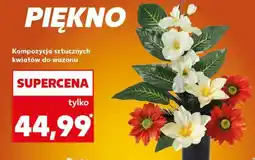 Kaufland Kompozycja sztucznych kwiatów do wazonu oferta