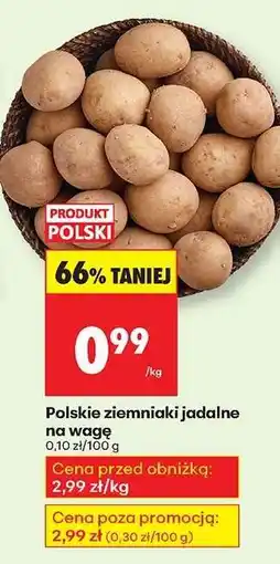 Biedronka Polskie ziemniaki jadalne na wage oferta