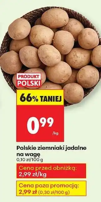 Biedronka Polskie ziemniaki jadalne na wage oferta