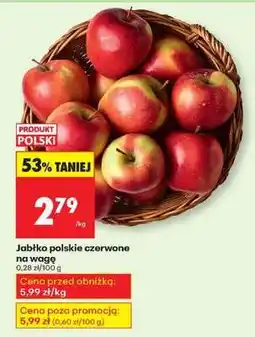 Biedronka Jabłko polskie czerwone na wage oferta