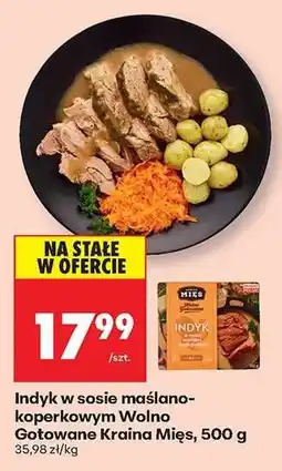 Biedronka Indyk w sosie maslano koperkowym Wolno Gotowane Kraina Mięs , 500 g oferta